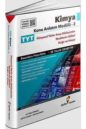 AYDIN TYT KİMYA KONU ANLATIM MODÜLÜ 2 (KİMYASAL TÜRLER ARASI ETKİLEŞİMLER-MADDENİN HALLERİ-DOĞA VE KİMYA) (KAMPANYALI ÜRÜN)