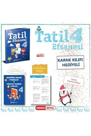 KIRMIZI BEYAZ YAYINLARI 4.SINIF TATİL EFSANESİ