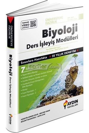 AYDIN TYT AYT BİYOLOJİ DERS İŞLEYİŞ MODÜLLERİ (KAMPANYALI ÜRÜN