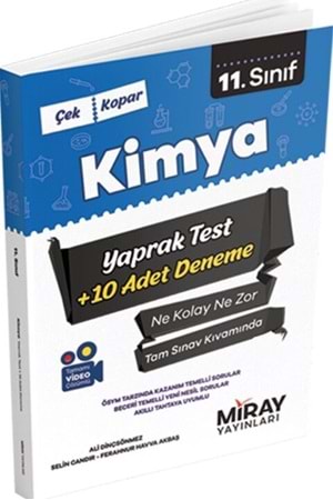 MİRAY 11.SINIF KİMYA YAPRAK TESTLER