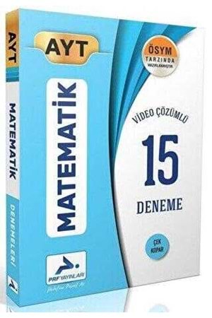 PARAF AYT MATEMATİK VİDEO ÇÖZÜMLÜ 15 BRANŞ DENEME