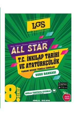 8.SINIF ALL STAR SORU BANKASI--T.C. İNKLAP TARİHİ VE ATATÜRKÇÜLÜK