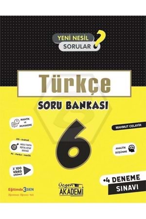 ÜÇGEN AKADEMİ 6.SINIF - TÜRKÇE - SORU BANKASI