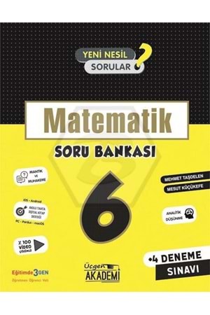 ÜÇGEN AKADEMİ 6.SINIF - MATEMATİK - SORU BANKASI