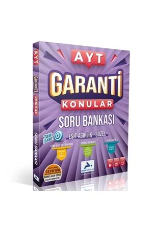 PARAF AYT EŞİT AĞIRLIK SÖZEL GARANTİ KONULAR SORU BANKASI
