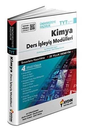AYDIN ÜNİVERSİTEYE HAZIRLIK TYT KİMYA DERS İŞLEYİŞ MODÜLLERİ (KAMPANYALI ÜRÜN)
