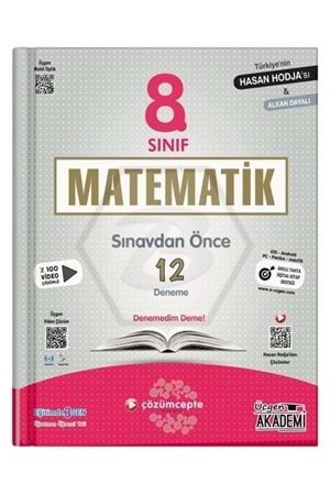 ÜÇGEN AKADEMİ 8.SINIF - MATEMATİK - 12 Lİ DENEME
