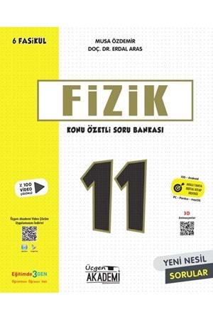 ÜÇGEN AKADEMİ 11.SINIF FİZİK - KÖSB - 6 FASİKÜL