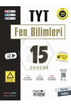 ÜÇGEN AKADEMİ TYT - FEN BİLİMLERİ - 15 Lİ DENEME SINAVI