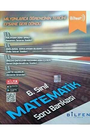 BİLFEN 6.SINIF BİLTEST MATEMATİK SB