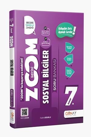 7.SINIF Zoom Serisi Sosyal Bilgiler Soru Bankası