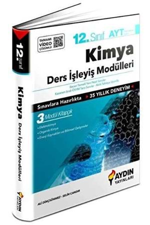 AYDIN 12.SINIF AYDIN KİMYA DERS İŞLEYİŞ MODÜLLERİ (KAMPANYALI ÜRÜN)
