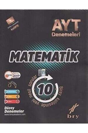 BRY AYT - BRANŞ DENEMELERİ - MATEMATİK-GEOMETRİ (10 LU)