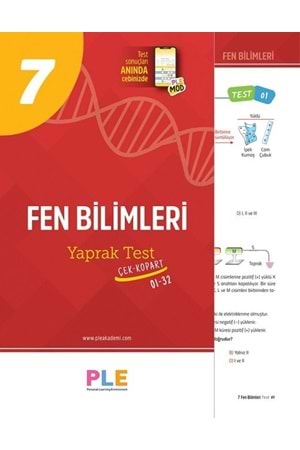 7.Sınıf - Fen Bilimleri - Yaprak Testi (1-32)