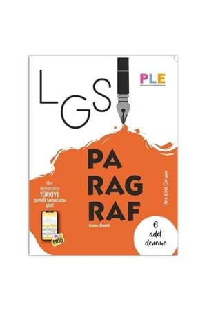 PLE LGS - PARAGRAF KİTABI + 6 TÜRKÇE DENEMESİ
