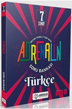 ADRENALİN YAYINLARI 7.SINIF TÜRKÇE SORU BANKASI
