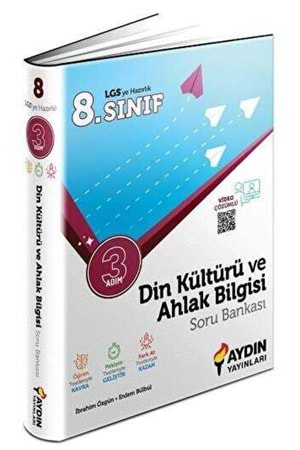 AYDIN 8.SINIF DİN KÜLTÜRÜ VE AHLAK BİLGİSİ ÜÇ ADIM SORU BANKASI