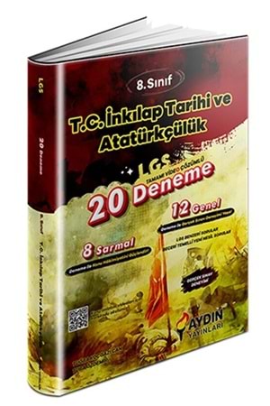 AYDIN LGS 8.SINIF T.C. İNKILAP TARİHİ VE ATATÜRKÇÜLÜK 20 DENEME
