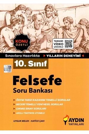 AYDIN 10.SINIF FELSEFE KONU ÖZETLİ SORU BANKASI (KAMPANYALI ÜRÜN)