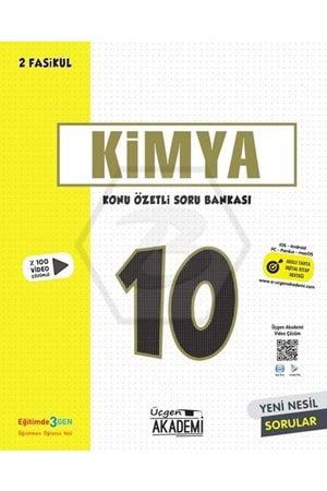ÜÇGEN AKADEMİ 10.SINIF KİMYA - KÖSB - 2 FASİKÜL