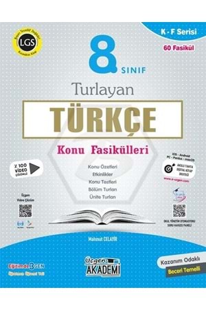 ÜÇGEN AKADEMİ 8.SINIF - TÜRKÇE - TURLAYAN KONU FASİKÜLLERİ