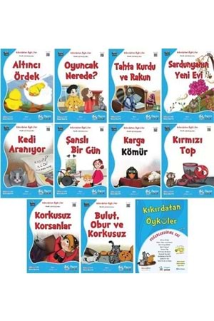 ÜÇGEN ÇOCUK KIKIRDATAN ÖYKÜLER SERİSİ - 10 KİTAP + EK KUTULU