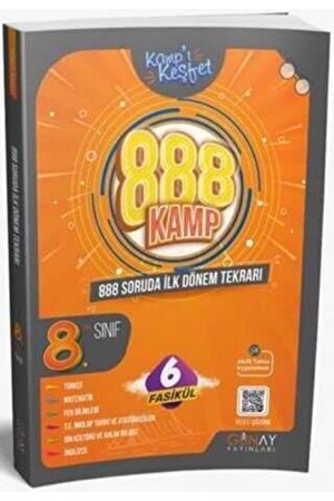 GÜNAY 8.SINIF İLK DÖNEM KAMP KITABI (888 KAMP)