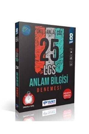 YANIT 8.SINIF ANLAM BİLGİSİ 25 DENEME