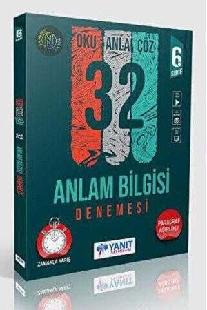 YANIT 6.SINIF ANLAM BİLGİSİ 32 DENEME