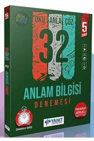 YANIT 5.SINIF ANLAM BİLGİSİ 32 DENEME
