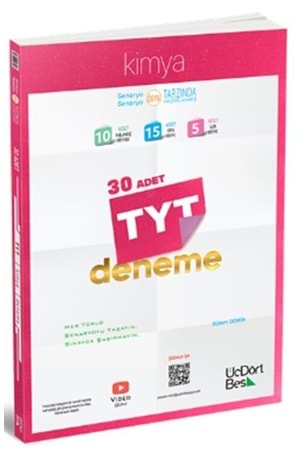 ÜÇDÖRTBEŞ 2025 TYT KİMYA 30 DENEME