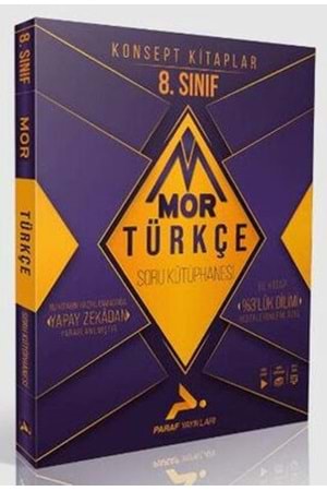 PARAF 8.SINIF MOR TÜRKÇE SORU KÜTÜPHANESİ