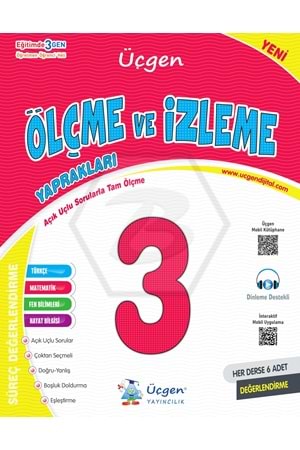 ÜÇGEN 3.SINIF SÜREÇ VE ÖLÇME DEĞERLENDİRME - SINAV KİTA