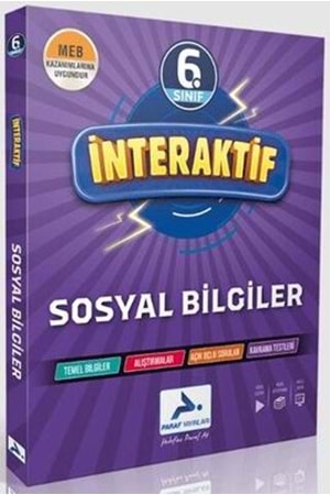 PARAF 6.SINIF İNTERAKTİF SOSYAL B. ETKİN.ÇALIŞ KİT