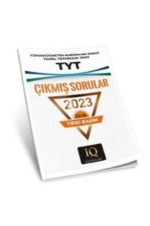 IQ ÖSYM ÇIKMIŞ SORULAR - TYT 2023