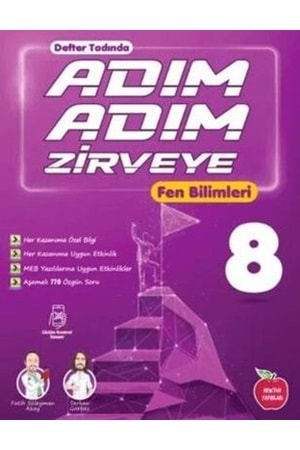 NEWTON 8.SINIF ADIM ADIM ETKİNLİKLİ KONU ANLATIMLI SORU BANKALARI --FEN BİLİMLERİ---YENİ