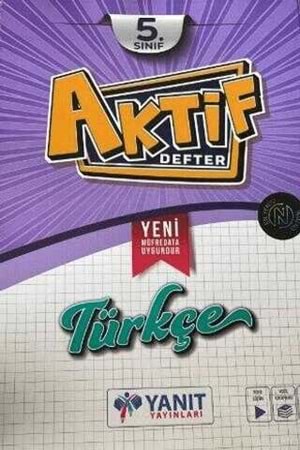 YANIT 5.SINIF TÜRKÇE AKTİF DEFTER-YENİ