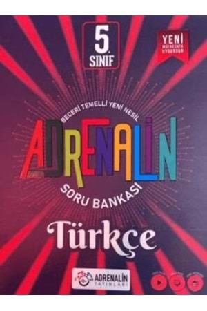 ADRENALİN YAYINLARI 5.SINIF TÜRKÇE SORU B. - YENİ