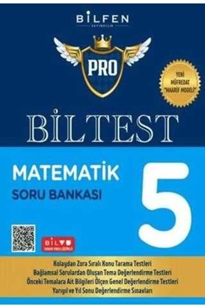 BİLFEN 5.SINIF BİLTEST PRO MATEMATİK SORU BANKASI YENİ MÜFREDAT
