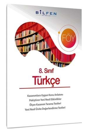 BİLFEN 8.SINIF TÜRKÇE FÖY