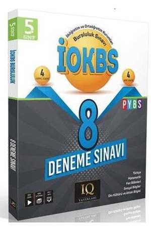IQ YAYINLARI 5.SINIF İOKBS 8 DENEME