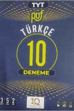 IQ YAYINLARI PÜF TYT TÜRKÇE 10 BRANŞ DENEMESİ