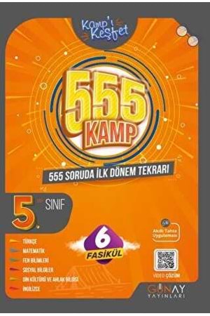 GÜNAY 5.SINIF İLK DÖNEM KAMP KİTABI (KAMPI KEŞFET)