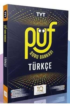 IQ YAYINLARI TYT TÜRKÇE PÜF SORU BANKASI