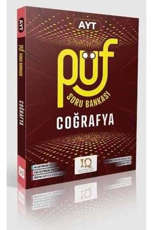 IQ YAYINLARI AYT COĞRAFYA PÜF SORU BANKASI