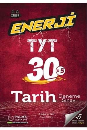 PALME TYT ENERJİ TARİH 30X5 DENEME SINAVI