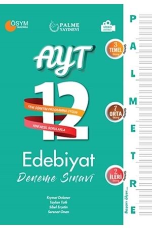 PALME AYT EDEBİYAT PALMETRE 12 DENEME SINAVI