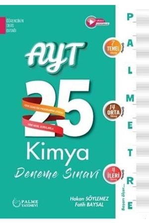PALME AYT KİMYA PALMETRE 25 DENEME SINAVI
