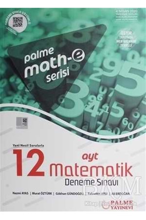 PALME AYT MATEMATİK MATH-E SERİSİ 12’Lİ DENEME SINAVI