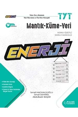 PALME TYT ENERJİ MANTIK. KÜME VE VERİ KONU ÖZETLİ SORU F